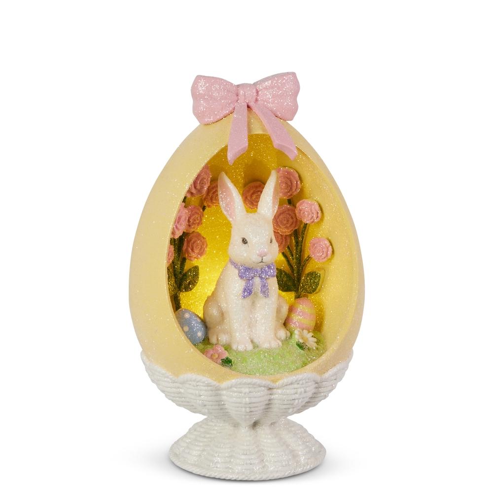 RAZ Imports 12.25" Easter Bunny in Yellow Egg