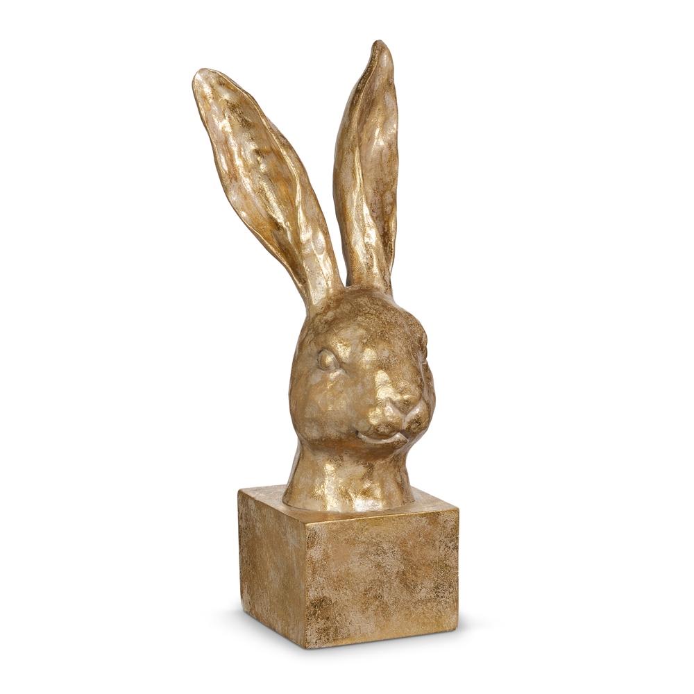 RAZ Imports 12.75" Gold Rabbit Bust