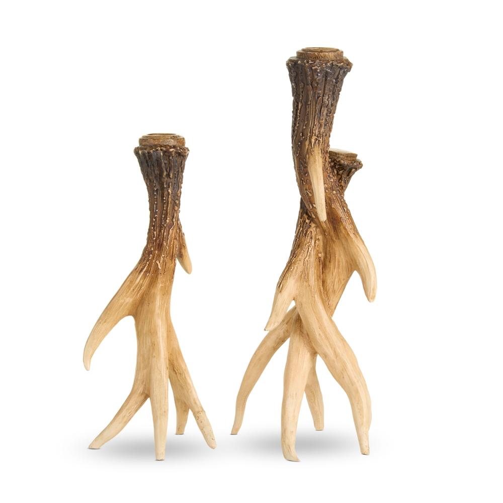 RAZ Imports 12" Antler Candle Holders