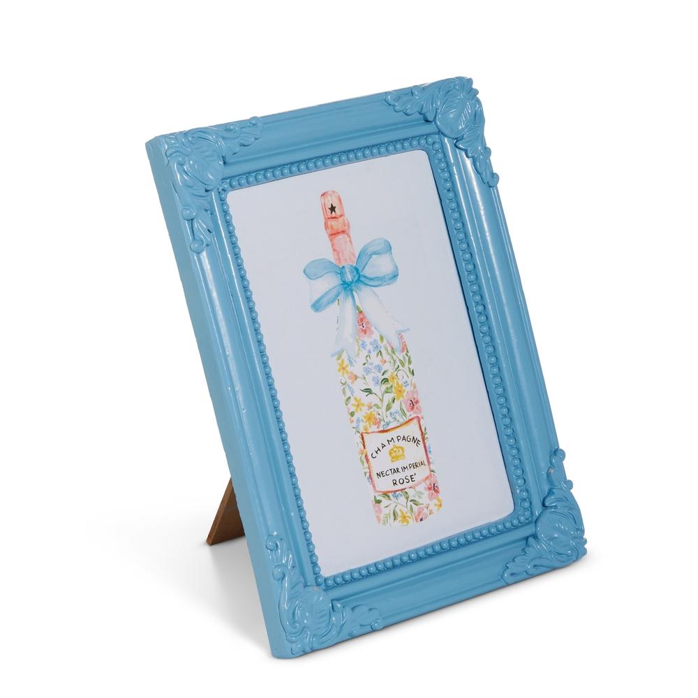 RAZ Imports 12" Champagne Fleur Framed Printed Art