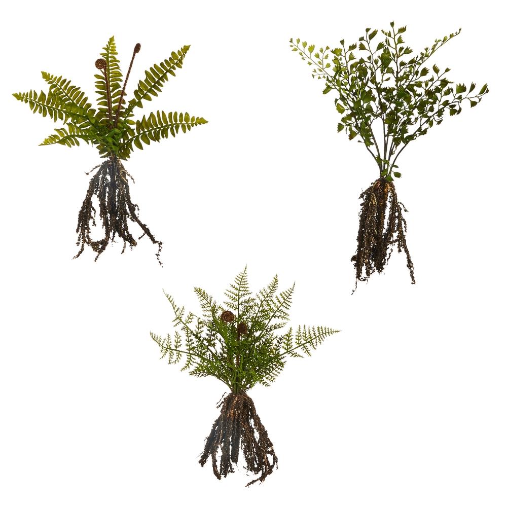 RAZ Imports 12" Fern Plant With Roots