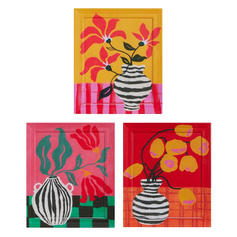 RAZ Imports 12" Floral Framed Art Work