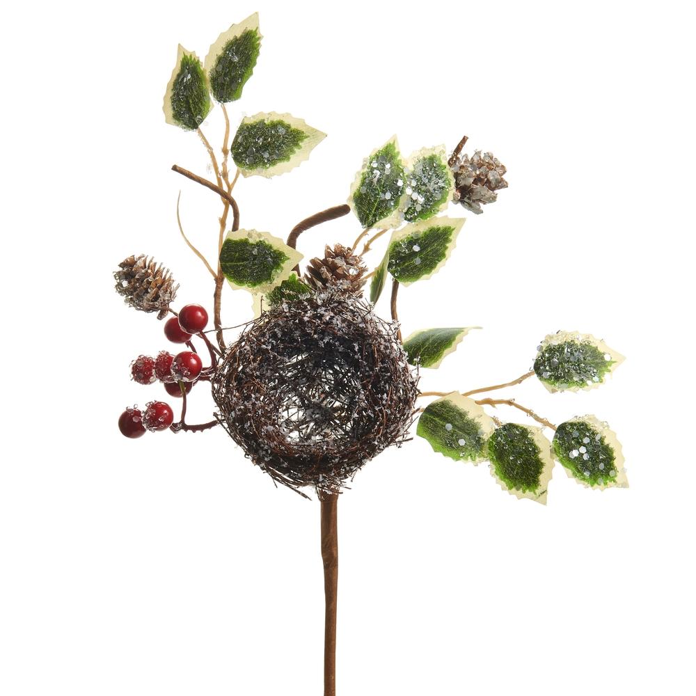 RAZ Imports 12" Iced Nest with Holly