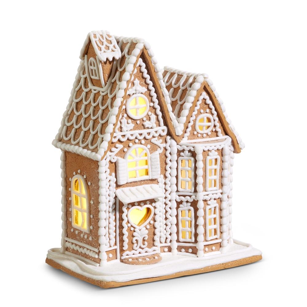RAZ Imports 12" Lighted Gingerbread House