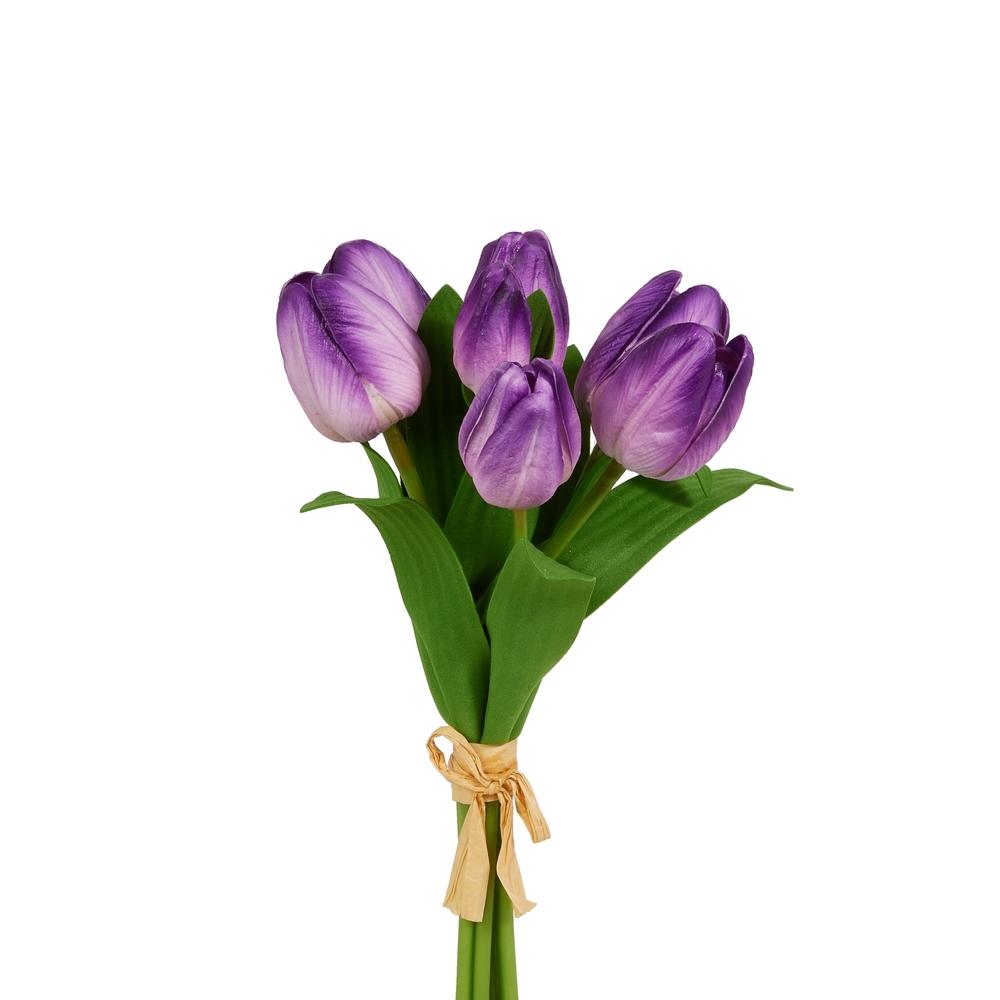 RAZ Imports 12" Purple Tulip Bundle
