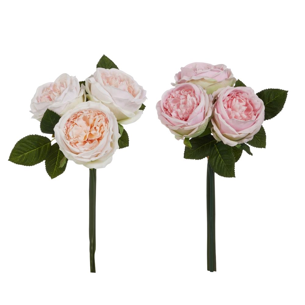 RAZ Imports 12" Real Touch English Rose Bundle