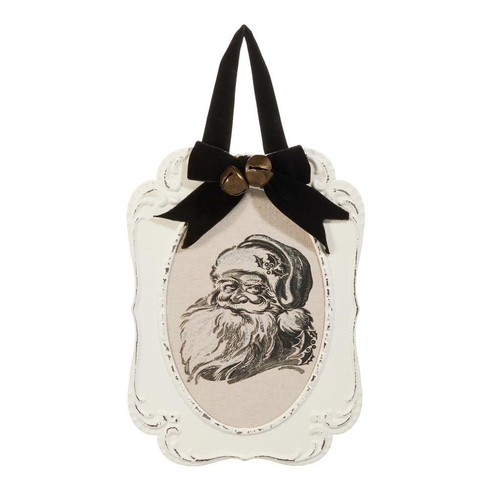 RAZ Imports 12" Santa Embossed Wall Art