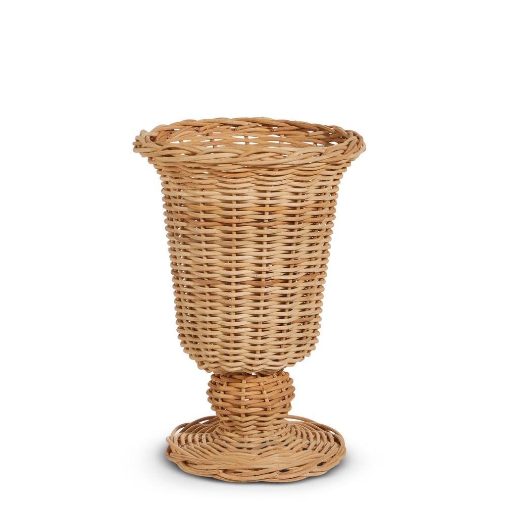 RAZ Imports 12" Wicker Urn Vase