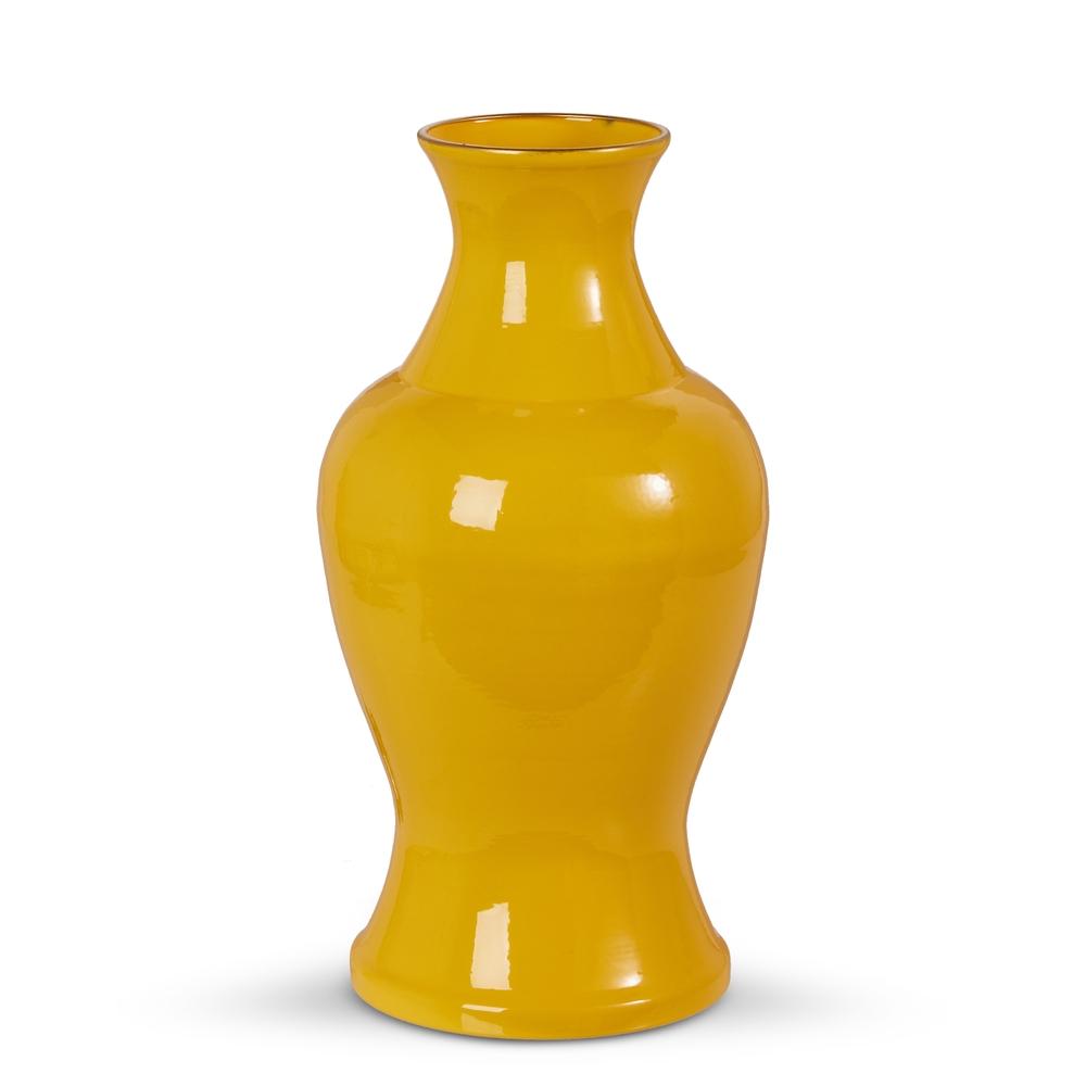 RAZ Imports 12" Yellow Vase