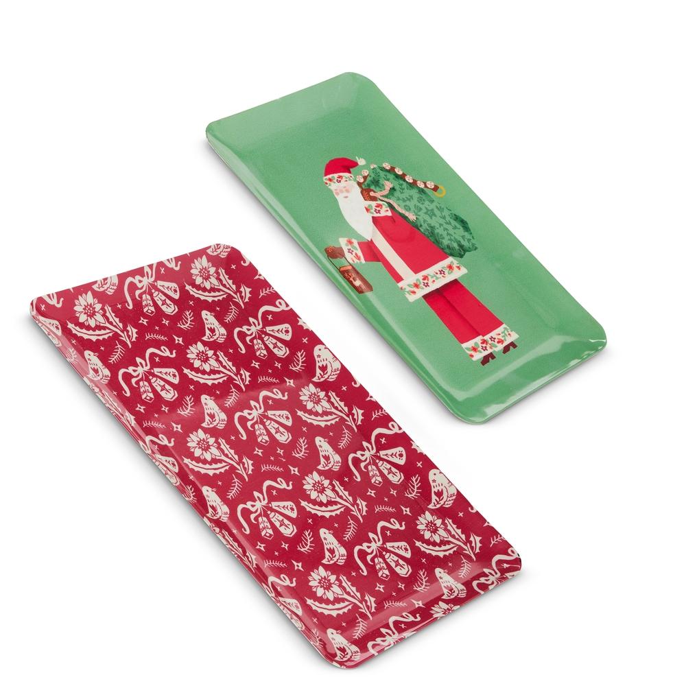 RAZ Imports 12" Yuletide Melody Trays