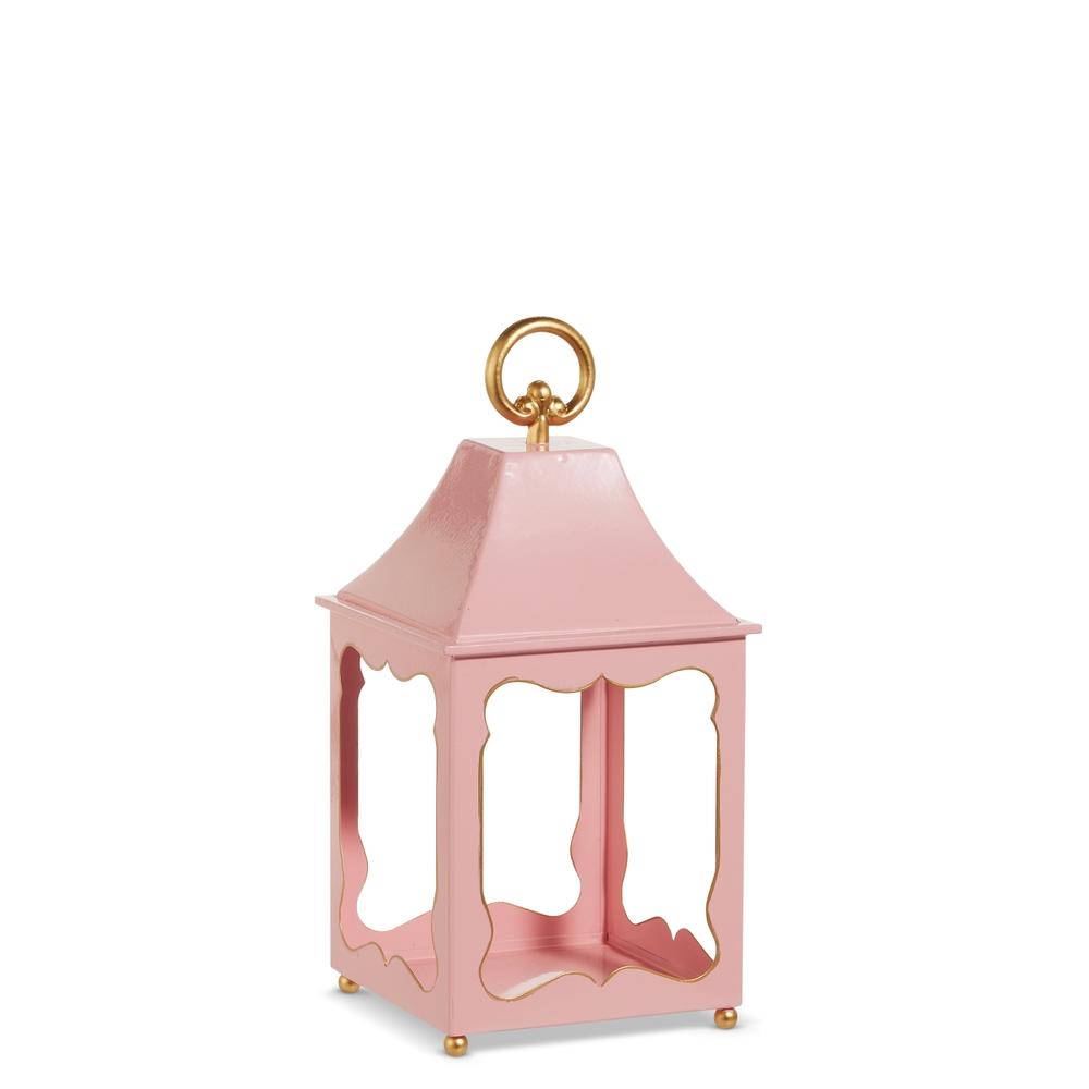 RAZ Imports 13.5" Blush Lantern