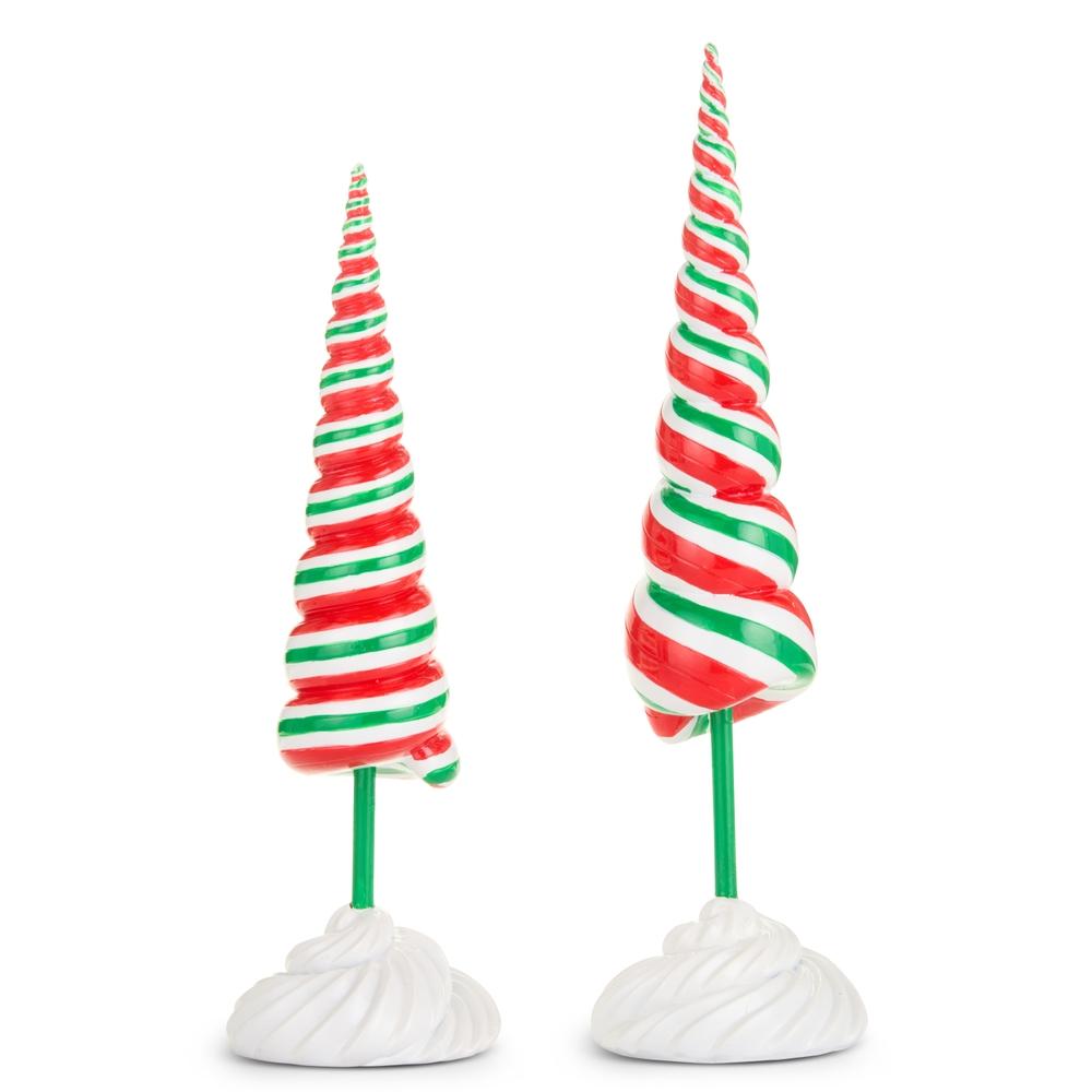 RAZ Imports 13.5" Candy frosting Cone Trees