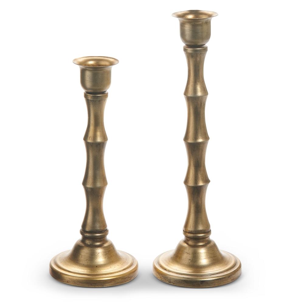 RAZ Imports 13.5" Gold Candlesticks