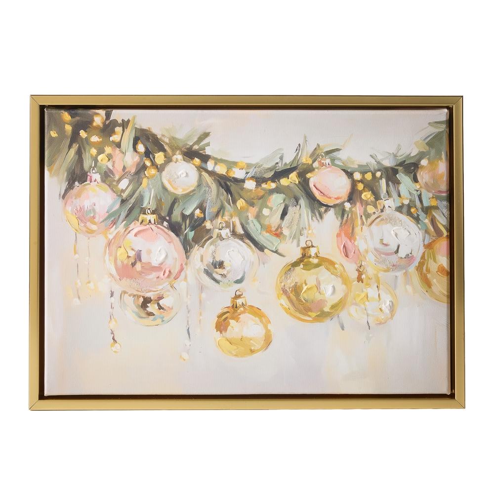 RAZ Imports 13.5" Twilight Tidings Wreath Wall Art
