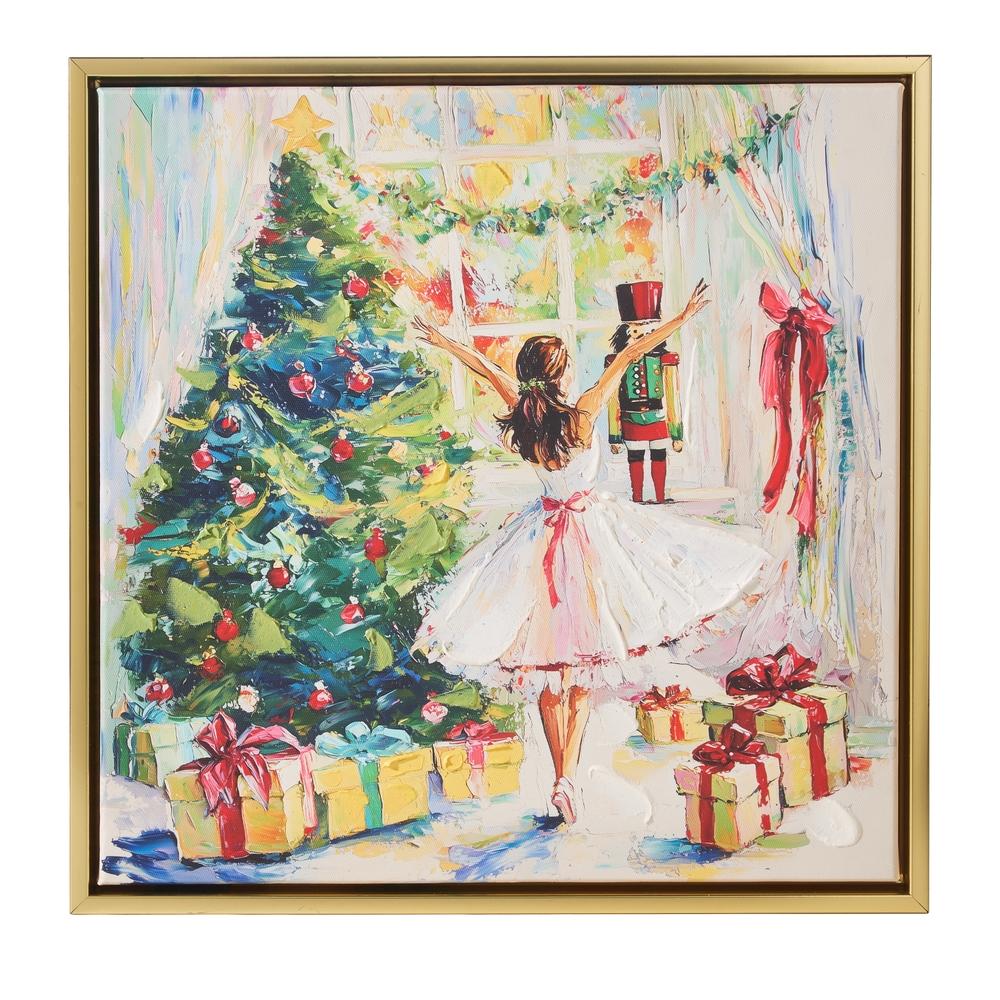 RAZ Imports 13.5" Twirl of the Season Wall Art