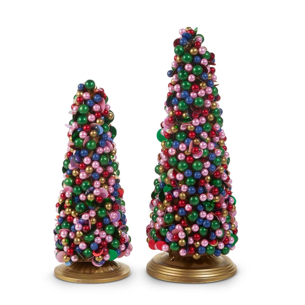 RAZ Imports 13" Bright Bead Trees