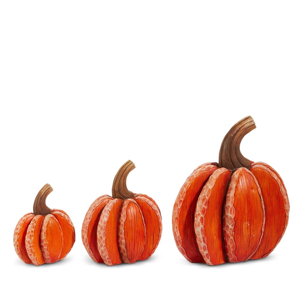 RAZ Imports 13" Distressed Pumpkins