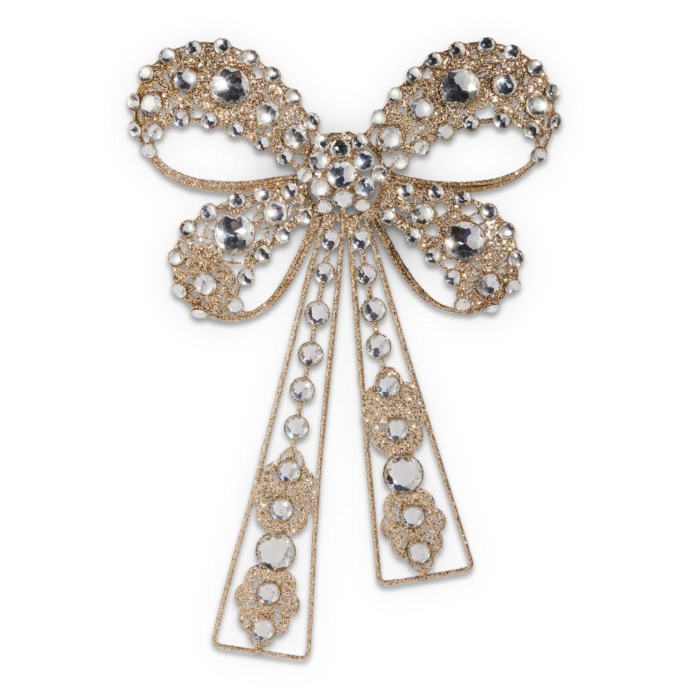 RAZ Imports 13" Jeweled Bow Wall Decor