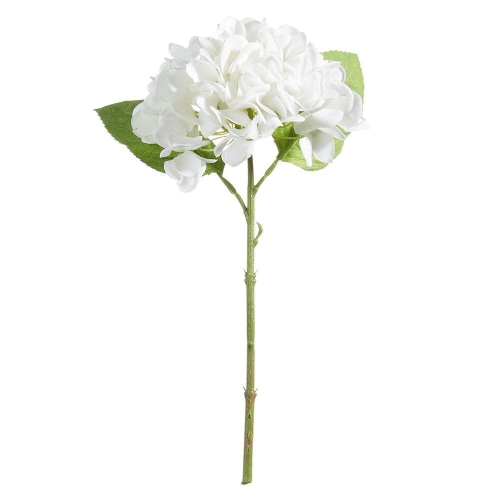RAZ Imports 13" Real Touch White Hydrangea Stem