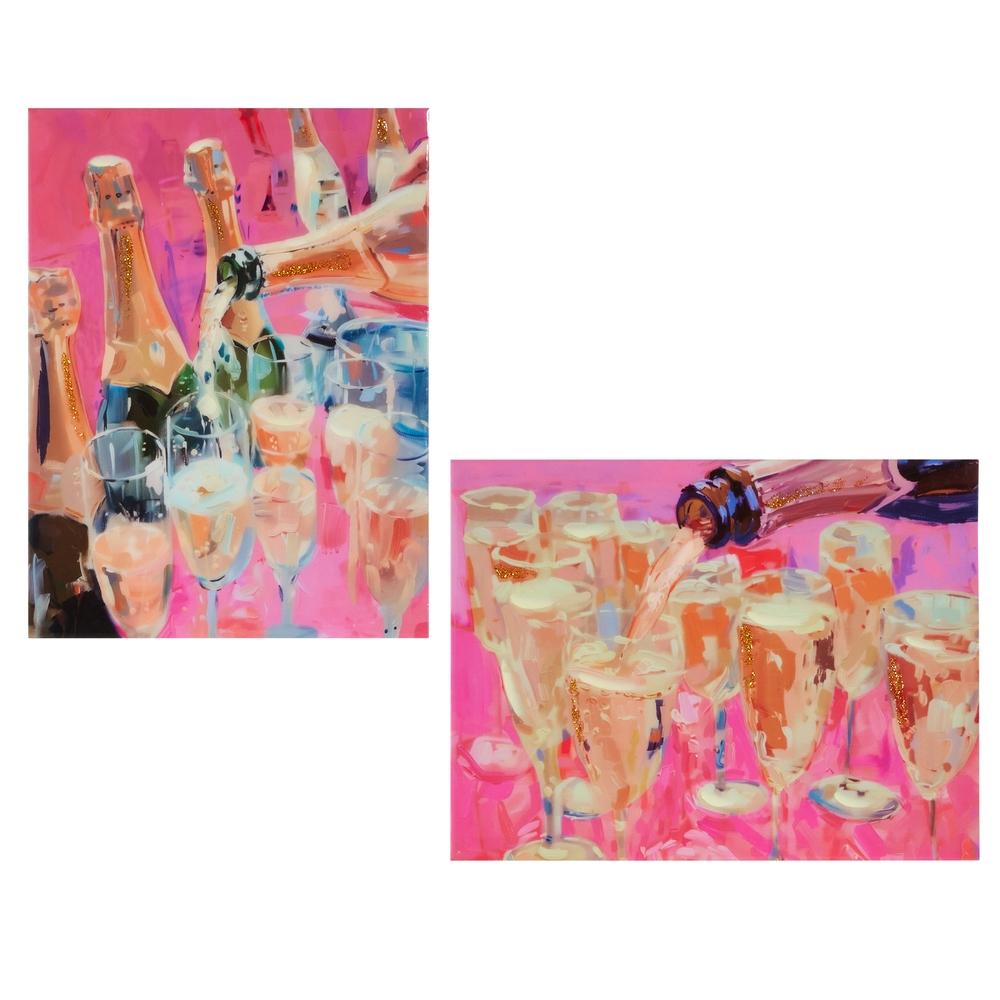 RAZ Imports 14.25" Champagne Toast Wall Art