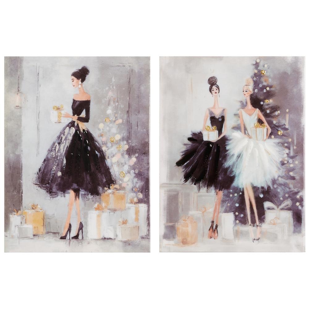 RAZ Imports 14.25" Moonlight Gala Wall Art