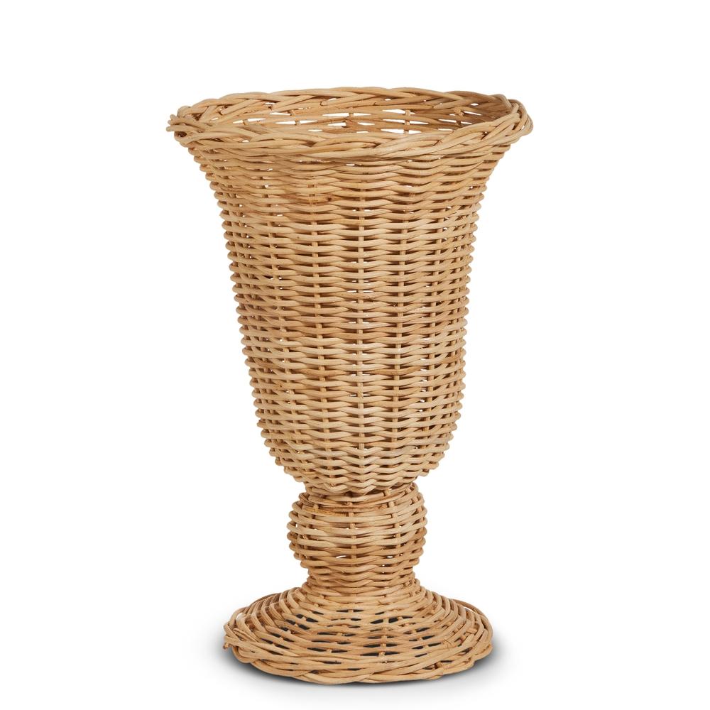 RAZ Imports 14.25" Wicker Urn Vase