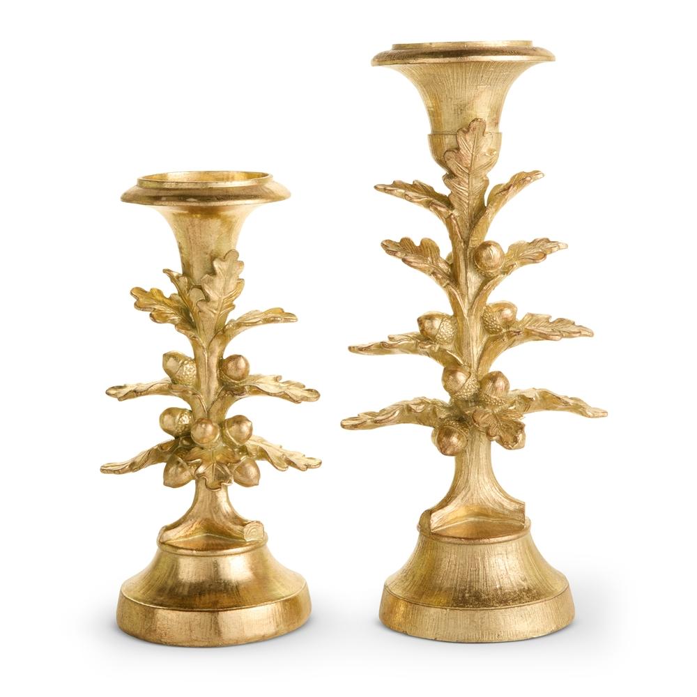 RAZ Imports 14.5" Acorn Candle Holders