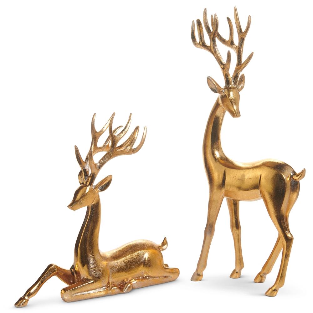 RAZ Imports 14.5" Gold Deer