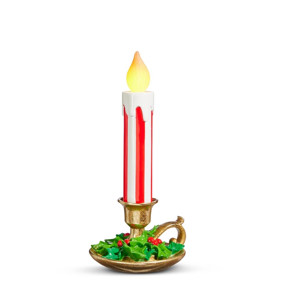 RAZ Imports 14.5" Multicolor Lighted Candle