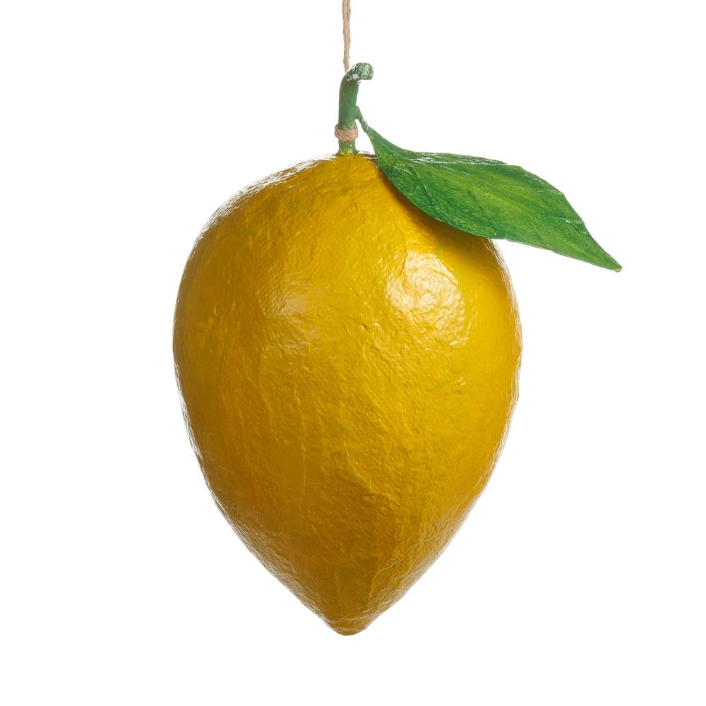 RAZ Imports 14.5" Paper Mache Lemon