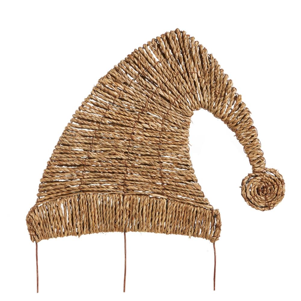 RAZ Imports 14.5" Santa Hat Wreath Stake