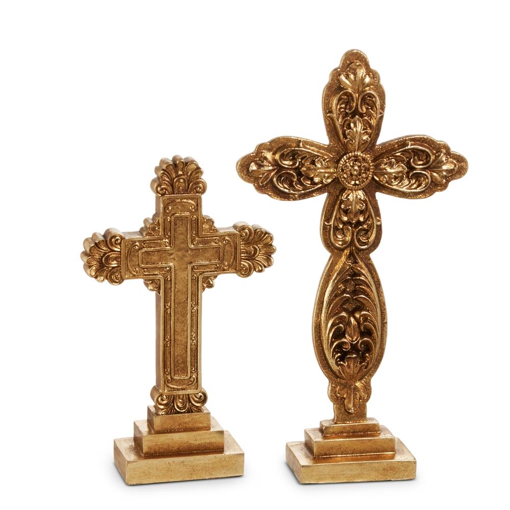 RAZ Imports 14.75" Antique Crosses