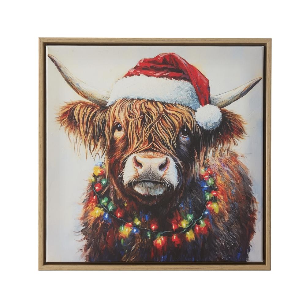 RAZ Imports 14.75" Highland Christmas Wall Art