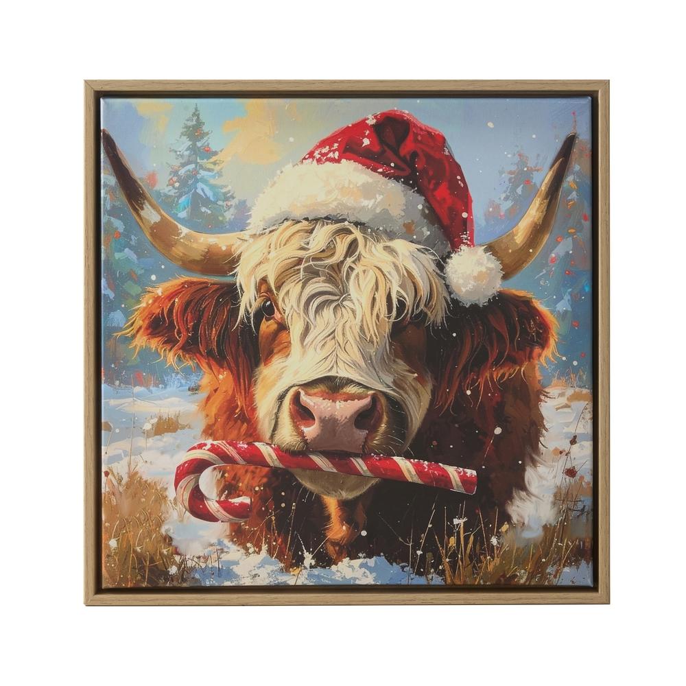 RAZ Imports 14.75" Jingle Bull Wall Art