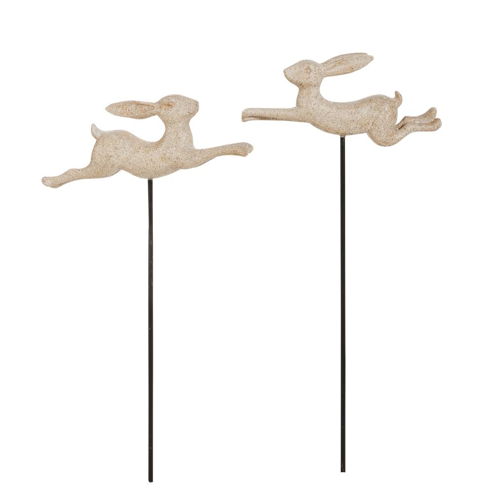 RAZ Imports 14.75" Leaping Bunny Decorative Stake