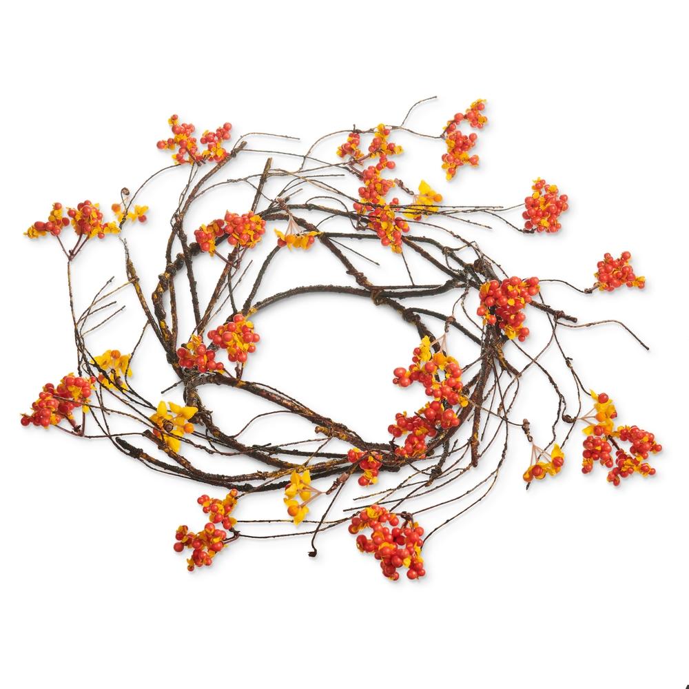 RAZ Imports 14" Bittersweet Vine Candle Ring