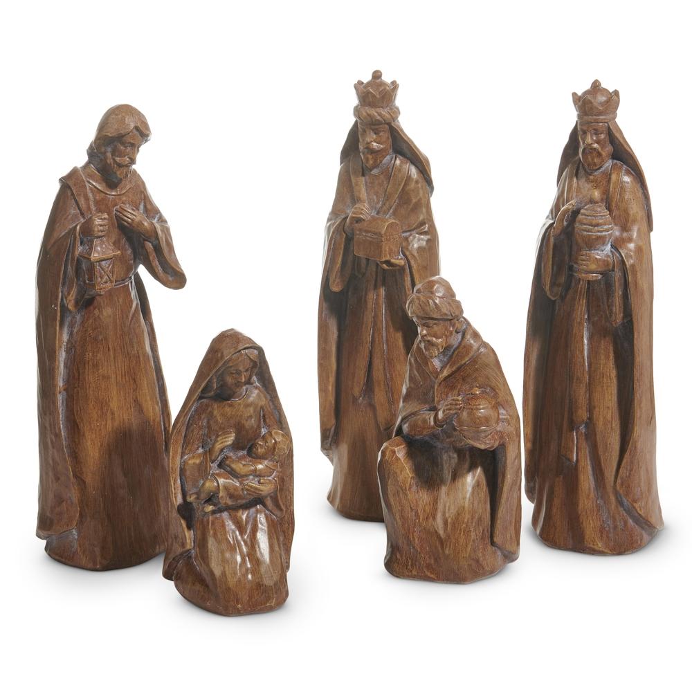 RAZ Imports 14" Copper Nativity