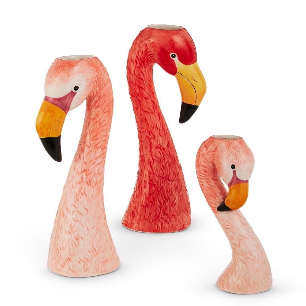 RAZ Imports 14" Flamingo Head Vase