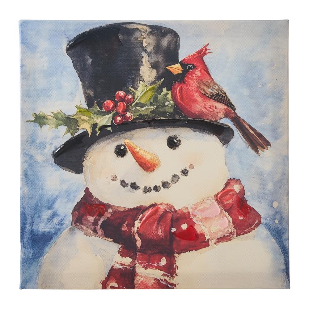 RAZ Imports 14" Friendly Snowman Wall Art