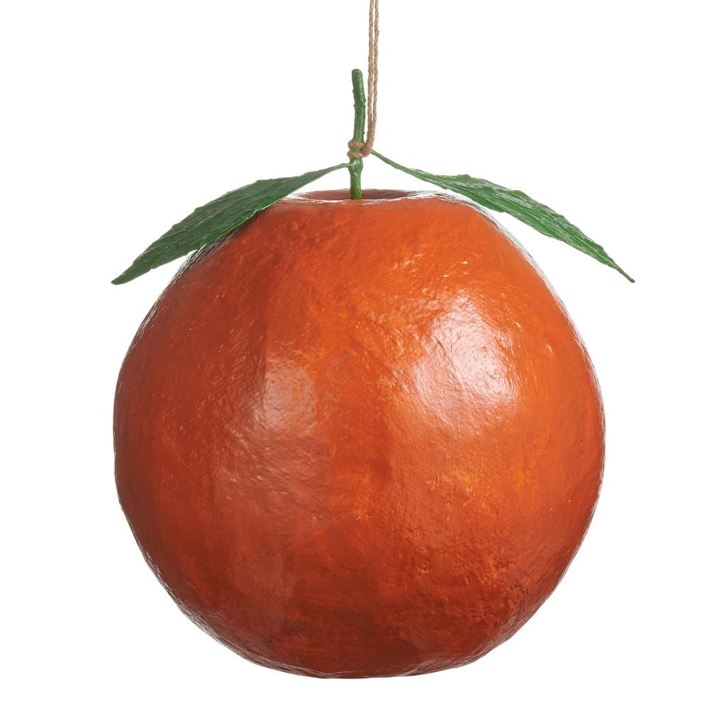 RAZ Imports 14" Paper Mache Orange