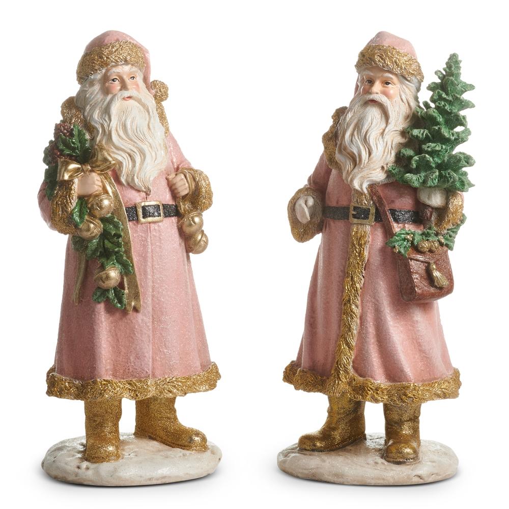 RAZ Imports 14" Pink Old World Santa