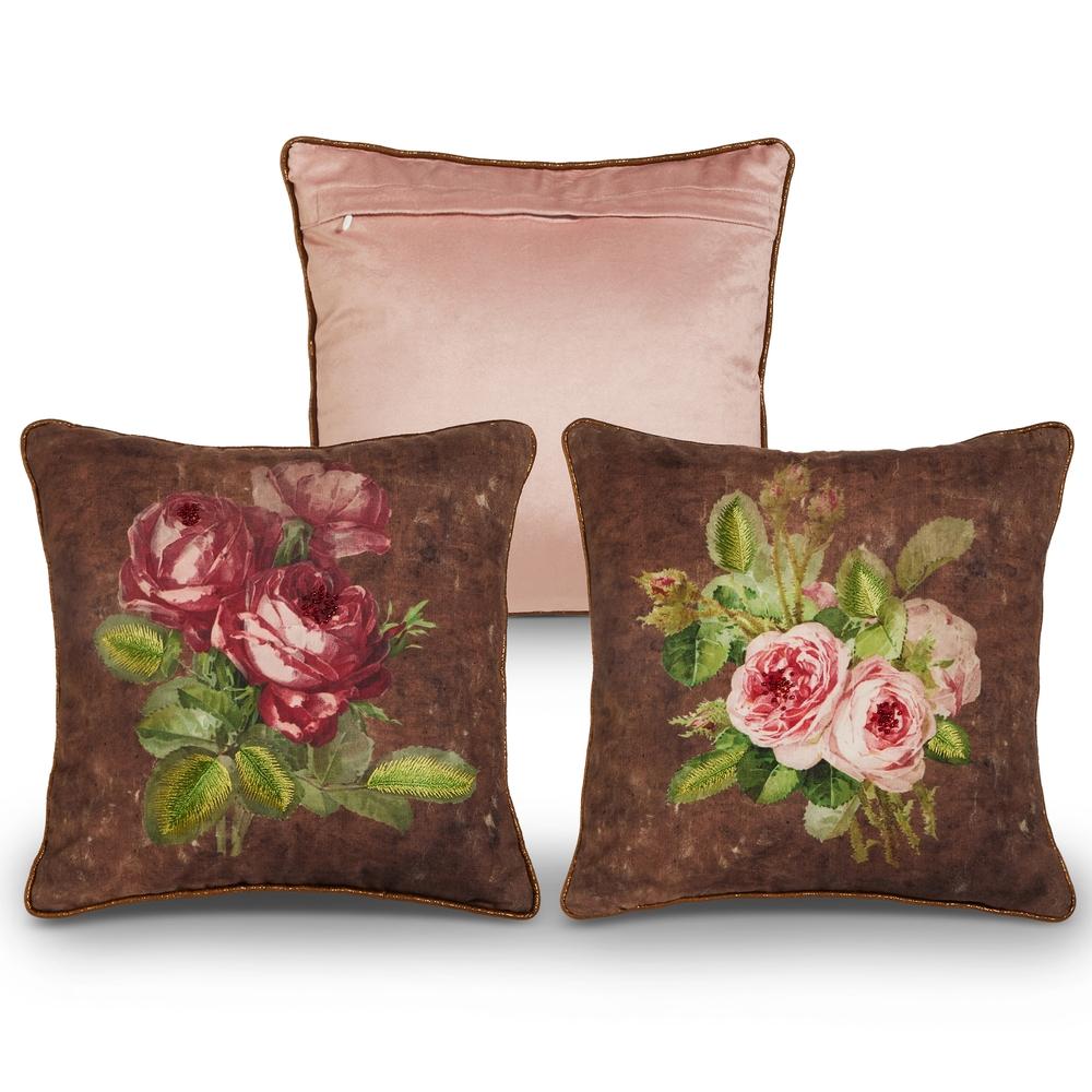 RAZ Imports 14" Victorian Rosewood Pillow