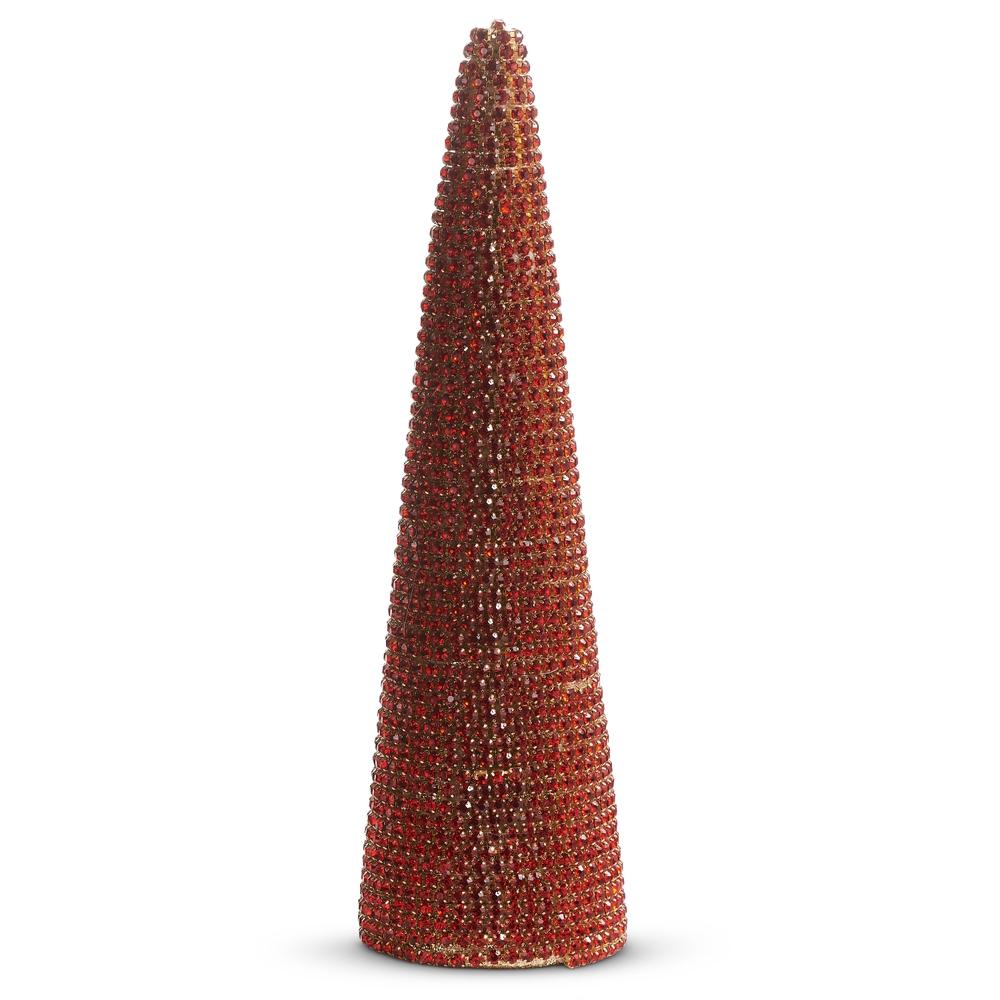 RAZ Imports 15.25" Red Rhinestone Tree