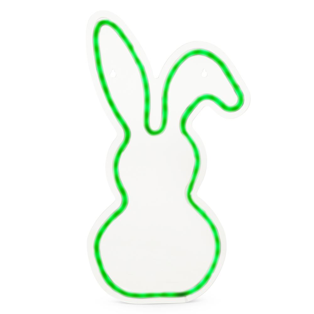 RAZ Imports 15.5" Bunny Neon Sign