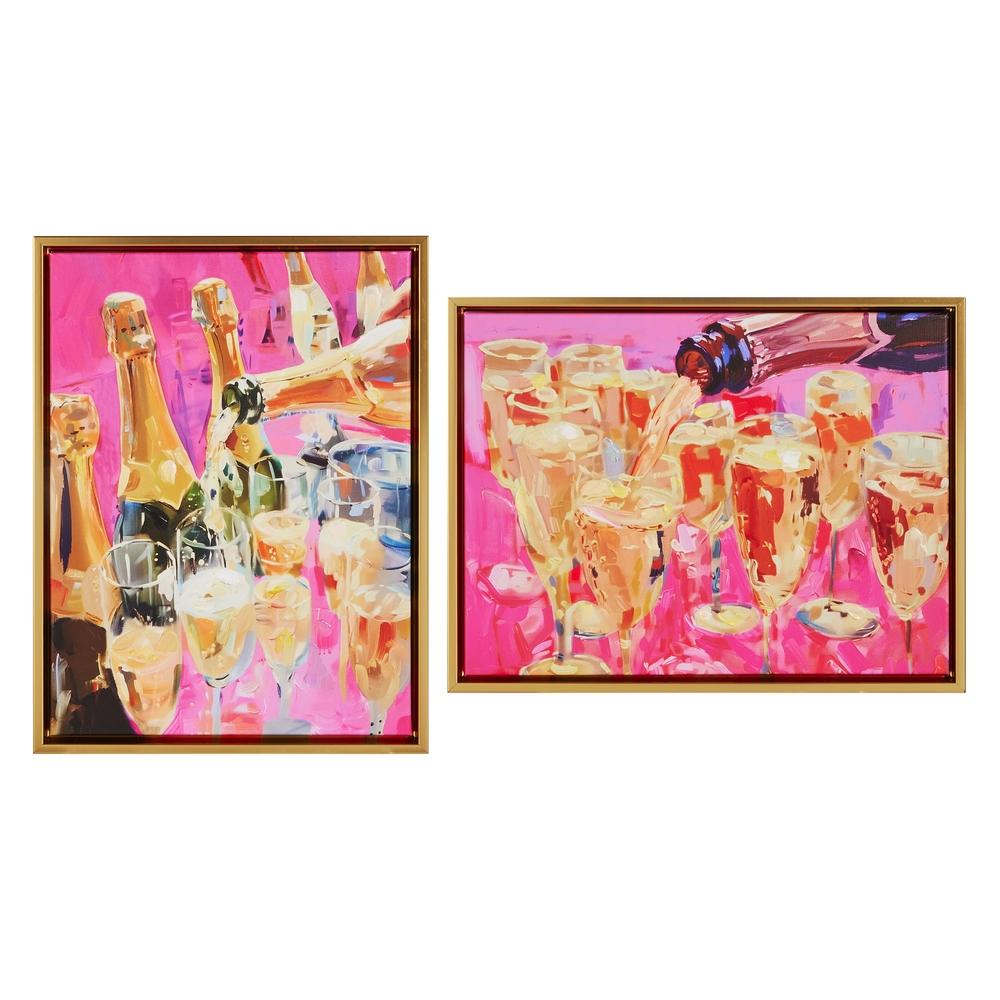 RAZ Imports 15.5" Champagne Toast Wall Art