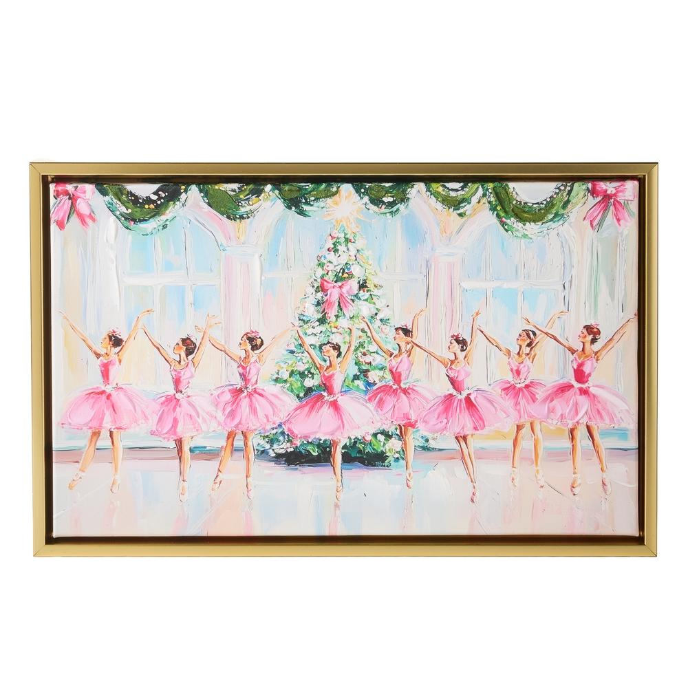 RAZ Imports 15.5" Christmas Ballet Wall Art