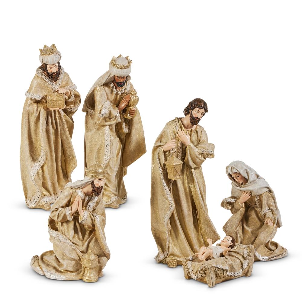 RAZ Imports 15.5" Glittered Nativity