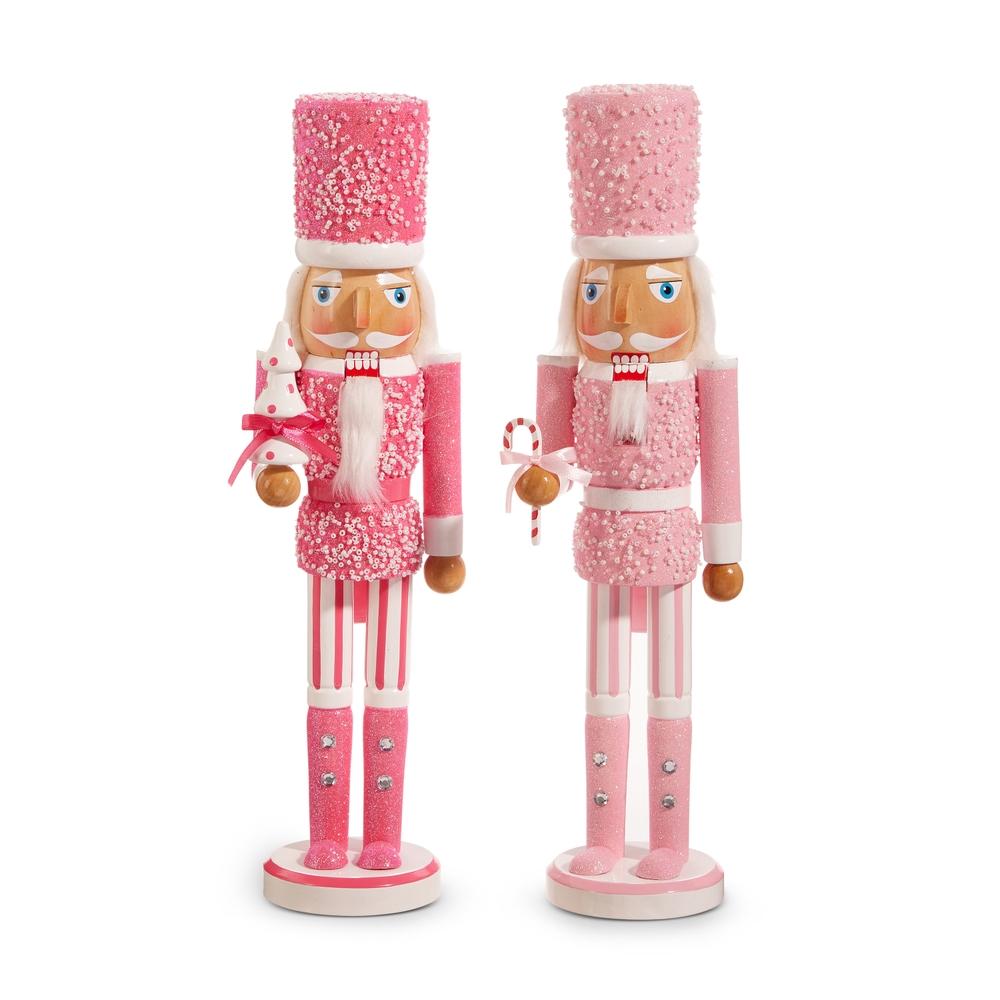 RAZ Imports 15.5" Pink Nutcracker