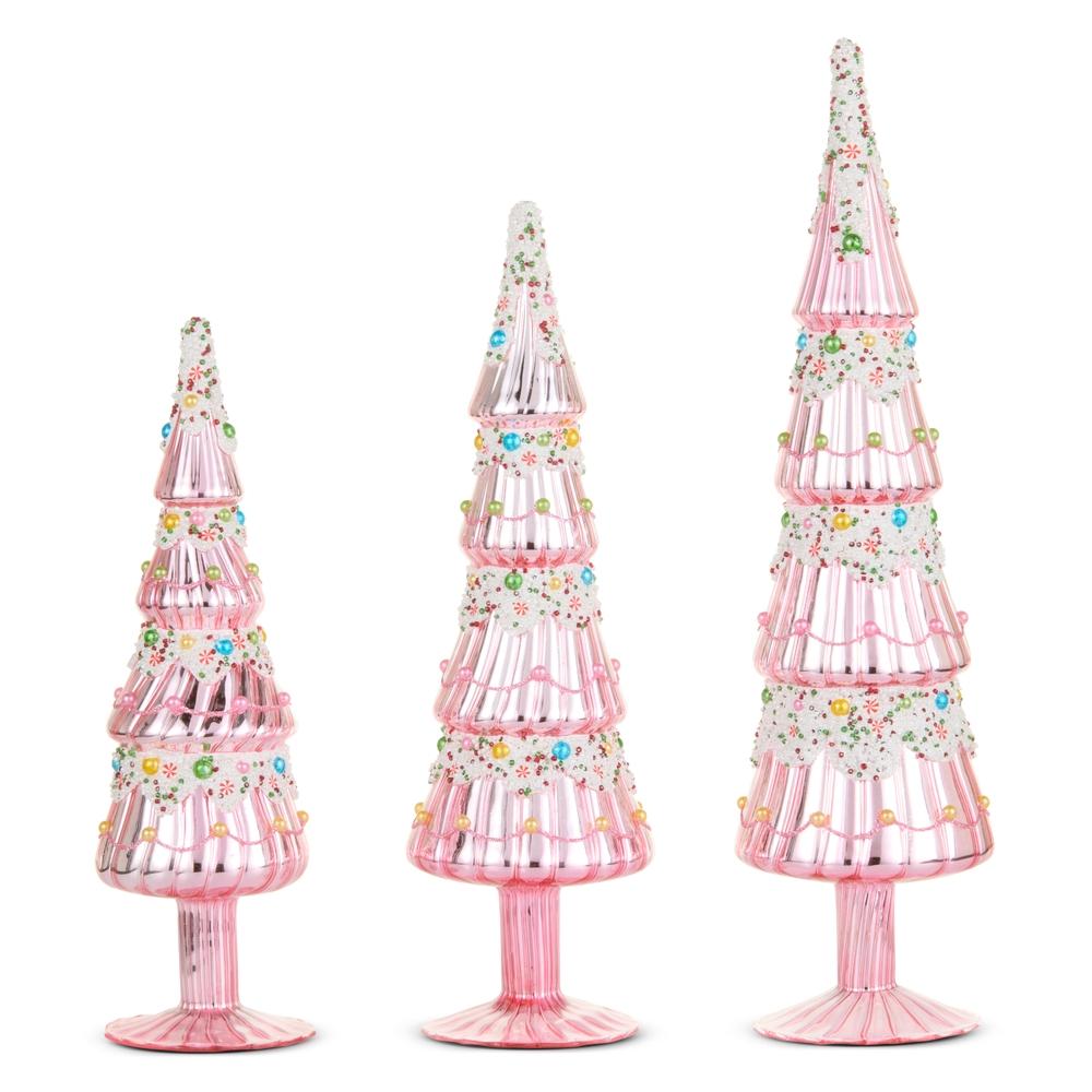 RAZ Imports 15.5" Pink Sprinkle Trees