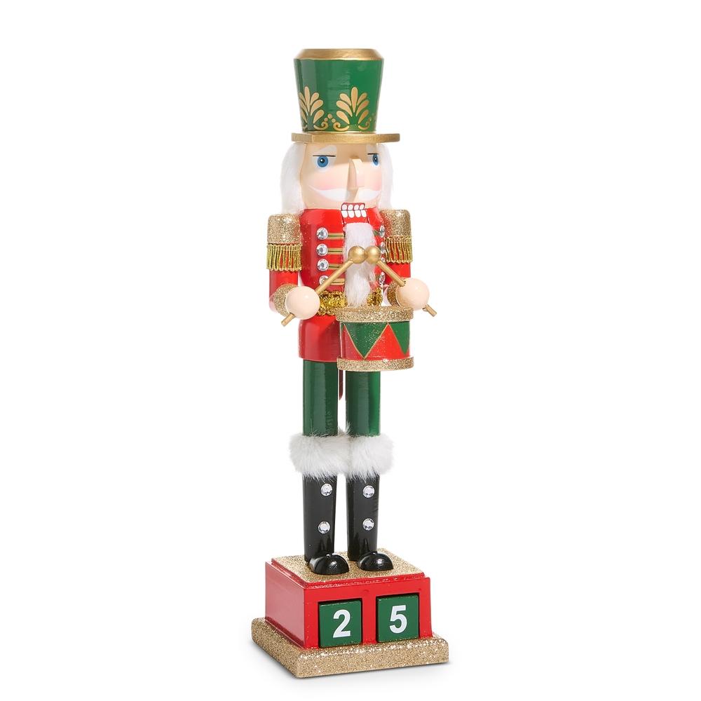 RAZ Imports 15.75" Christmas Countdown Nutcracker